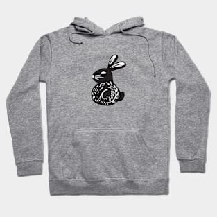 Black & White Bunny Hoodie